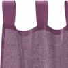 vidaXL Voile Vorhänge mit Schlaufen 2 Stk. Lila 140x140 cm Produktbild-Vorschau 5
