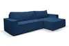 A blue sectional sofa shown from a three-quarter view against a white background. Produktbild-Vorschau
