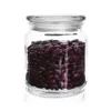 A clear glass jar filled with kidney beans, presented on a white background. Produktbild-Vorschau