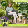 tillvex® Gartenstuhl 6er Set Wetterfest mit Armlehne Produktbild-Vorschau 6