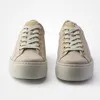 Paul Green  Damenschuhe sportlicher Schnürer Beige Freizeit Produktbild-Vorschau 9