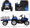 HOMCOM Elektrický traktor pre deti s funkciou MP3, rýchlosť Náhľad obrázku produktu 3