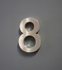 Hausnummer Premium Edelstahl in 3D Design Arial H20cmxT3cm Produktbild-Vorschau 2
