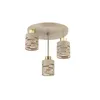 MasterLED Deckenleuchte Elen 3-flammig E27 beige-gold Produktbild-Vorschau 1