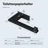 doporro Toilettenpapierhalter selbstklebend, Produktbild-Vorschau 7