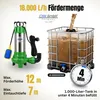 Schmutzwasserpumpe V 1500 Watt  Fäkalienpumpe mit  2" Produktbild-Vorschau 8