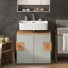 Mobile sottolavabo per bagno Vicco Eden Grigio 73.1 x 64 Anteprima dell’immagine prodotto 3