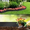 A split image showing a garden border and someone planting flowers. Produktbild-Vorschau