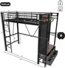 A diagram of a loft bed with dimensions and weight capacity indicated. Náhled obrázku produktu