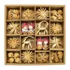 Boules de Noël en paille, 56 boules de Noël Voir les images du produit 2