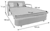 Schlafsofa HWC-M83, Schlafcouch Couch Sofa, Schlaffunktion Produktbild-Vorschau 6