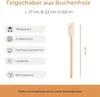 Teigschaber, schmal aus Holz 27 cm Produktbild-Vorschau 3