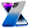 A clear product shot of a phone case with a gradient design, showcasing the product's appearance and design. Produktbild-Vorschau
