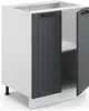 Küchenunterschrank Vicco Fame-Line Anthrazit Landhaus 60 cm Produktbild-Vorschau 5