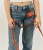 CAFIDE Jala Multipositions-Hundeleine Braun, 2,43 m, Leder Produktbild-Vorschau 3