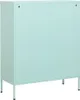 vidaXL Lagerschrank Minzgrün 80x35x101,5 cm Stahl Produktbild-Vorschau 4