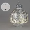 Deko-Kugel Silber- Frosty 35cm mit LED Licht Timer Produktbild-Vorschau 9