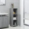 vidaXL Armoire de salle de bain Gris Sonoma 30x30x95 cm Voir les images du produit 2