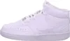 A white Nike Court Vision Mid Nn sneaker shown from the side. Náhľad obrázku produktu