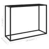 Konsolentisch Schwarz 100x35x75 cm Hartglas Produktbild-Vorschau 6