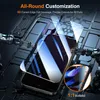 Robotic arms are shown applying a screen protector to a smartphone. Produktbild-Vorschau