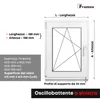 Finestra Framex per cantina Finestra in PVC Bianco Anteprima dell’immagine prodotto 2