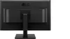 The back of a black LG monitor on a white background. Voir les images du produit