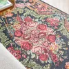 Volero - Blumen Teppich - Estate Rosen Kelim Grün - 80x150 Produktbild-Vorschau 5