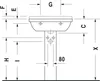 DURAVIT Waschtisch Starck 3 65 cm weiß 030065 Produktbild-Vorschau 11