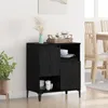 vidaXL Príborník čierny dubový vzhľad 60 x 35 x 70 cm Náhľad obrázku produktu 3