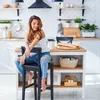 Relaxdays Aufbewahrungsbox mit Deckel, Bambus Kasten, Deko, Produktbild-Vorschau 3