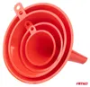A set of four nested orange funnels on a white background. Náhľad obrázku produktu
