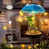 Solar Vogelfutterhaus Frosch 93cm – Mit Regenschirm Produktbild-Vorschau 7