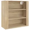 vidaXL Armadio a muro rovere Sonoma 80x33x80 cm materiale a Anteprima dell’immagine prodotto 1