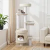 COSTWAY drapak duży, 151cm, drzewo dla kota, drapak dla Podgląd zdjęcia produktu 2
