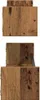 vidaXL Mensole da parete, 2 pezzi, legno massello, 80 x 16 Anteprima dell’immagine prodotto 7