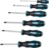 A set of six Makita screwdrivers is displayed against a white background. Náhľad obrázku produktu