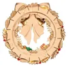 Robotime, Christmas Wreath, TGL04, 40,5x40x9,2 cm Productafbeelding-voorbeeld