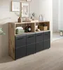 Badezimmer Kommode Set "Cover" in schwarz matt und Nox Produktbild-Vorschau 5