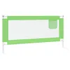 vidaXL Kleinkind-Bettschutzgitter Grün 180x25 cm Stoff Produktbild-Vorschau 5