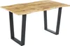 Esstisch Kopenhagen | 140 x 80 cm | Holz Wildeiche-Optik | Produktbild-Vorschau 2