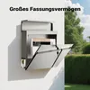Cassetta postale di design Wiltec V23 in acciaio inox 370 x Anteprima dell’immagine prodotto 14