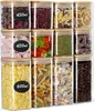 Bocaux de conservation carrés en verre - Récipients de Voir les images du produit 1