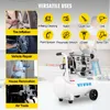 VEVOR Flüsterkompressor 25 L, Leise Ölfrei Kompressor 750 Produktbild-Vorschau 6