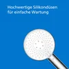 A close-up of a shower head with text overlay. Náhľad obrázku produktu