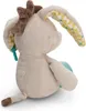 A side view of a plush donkey toy. Podgląd zdjęcia produktu