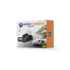 The image shows the packaging of a dashcam, with a depiction of the product and a car on a road. Produktbild-Vorschau