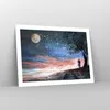 Poster - Poster ohne Rahmen - Himmel Mond Liebhaber - 70x50 Produktbild-Vorschau 7