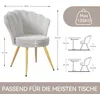 Hawthyhome Samt Wohnzimmerstuhl Küchenstuhl Polsterstuhl Produktbild-Vorschau 7