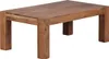 A wooden coffee table on a white background. Produktbild-Vorschau